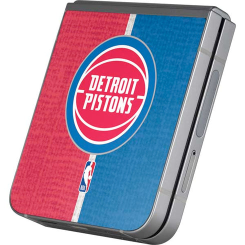 NBA Detroit Pistons Canvas Galaxy Z Flip6 Skin